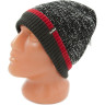 Шапка водонепроницаемая DEXSHELL Cuffed Beanie, DH353GRN черная с красной полоской, размер S/M DH353REDSM