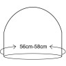 Шапка водонепроницаемая DEXSHELL Cuffed Beanie, DH353GRN черная с красной полоской, размер S/M DH353REDSM